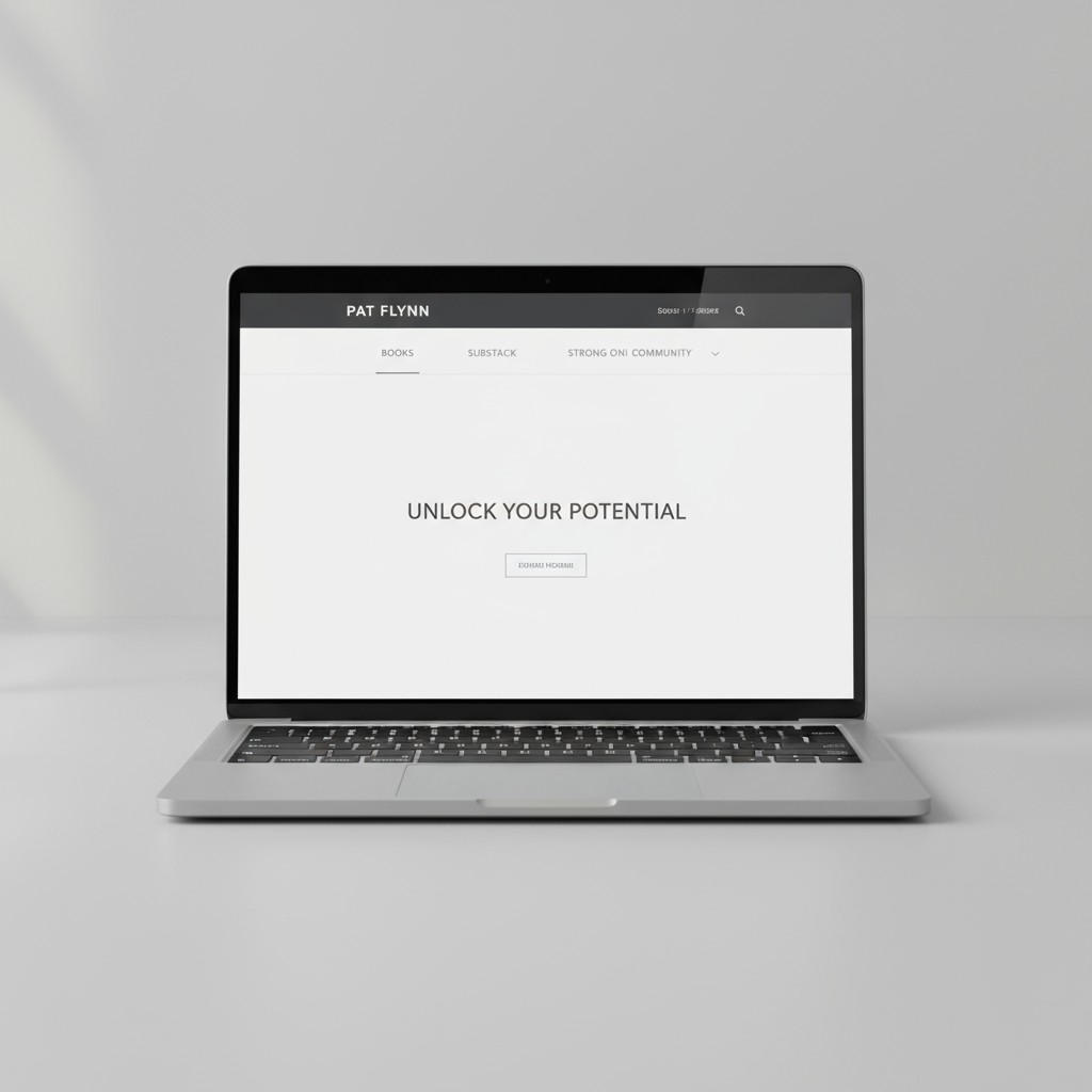 A screenshot of a laptop displaying on an off-white surface in front of an off-white wall displaying the interface of Pat ...